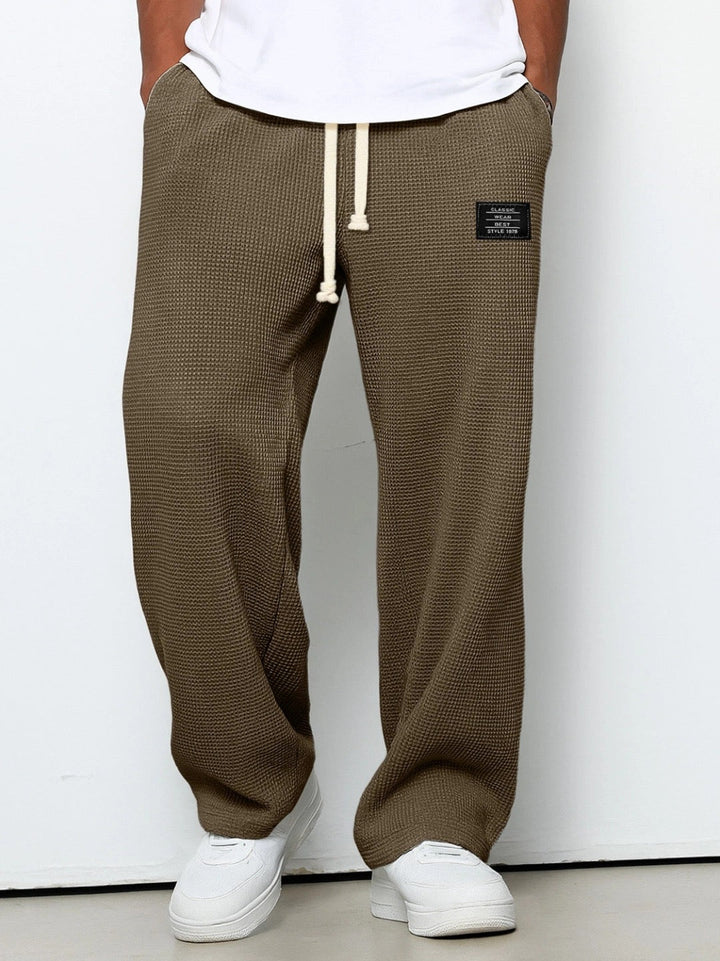 Arjun | Drawstring Wide Leg Lounge Pants