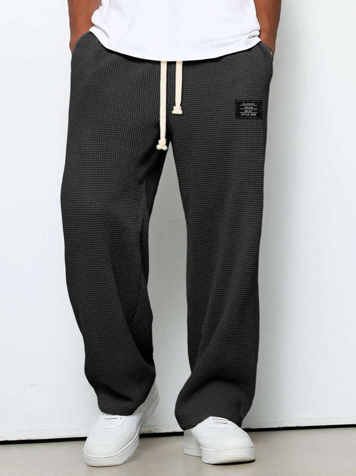 Arjun | Drawstring Wide Leg Lounge Pants