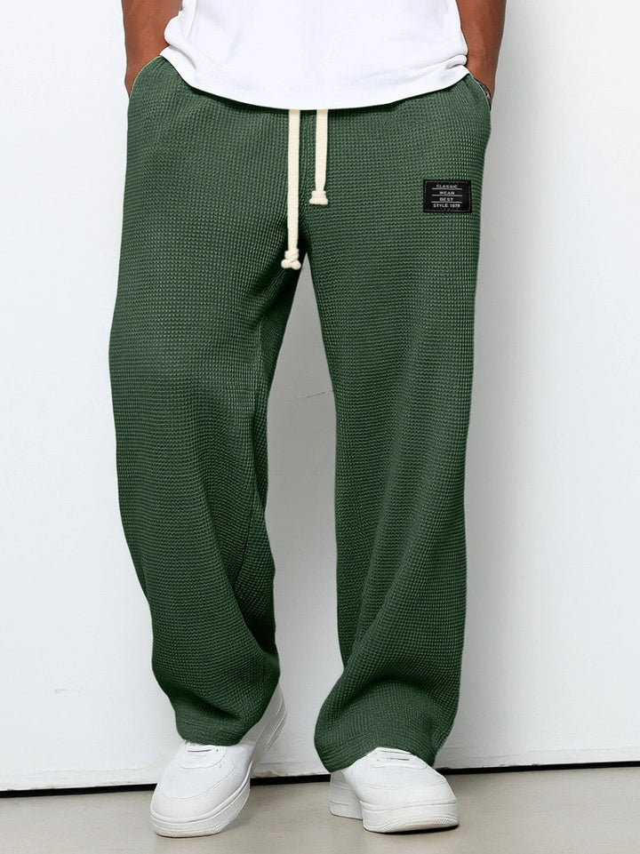 Arjun | Drawstring Wide Leg Lounge Pants