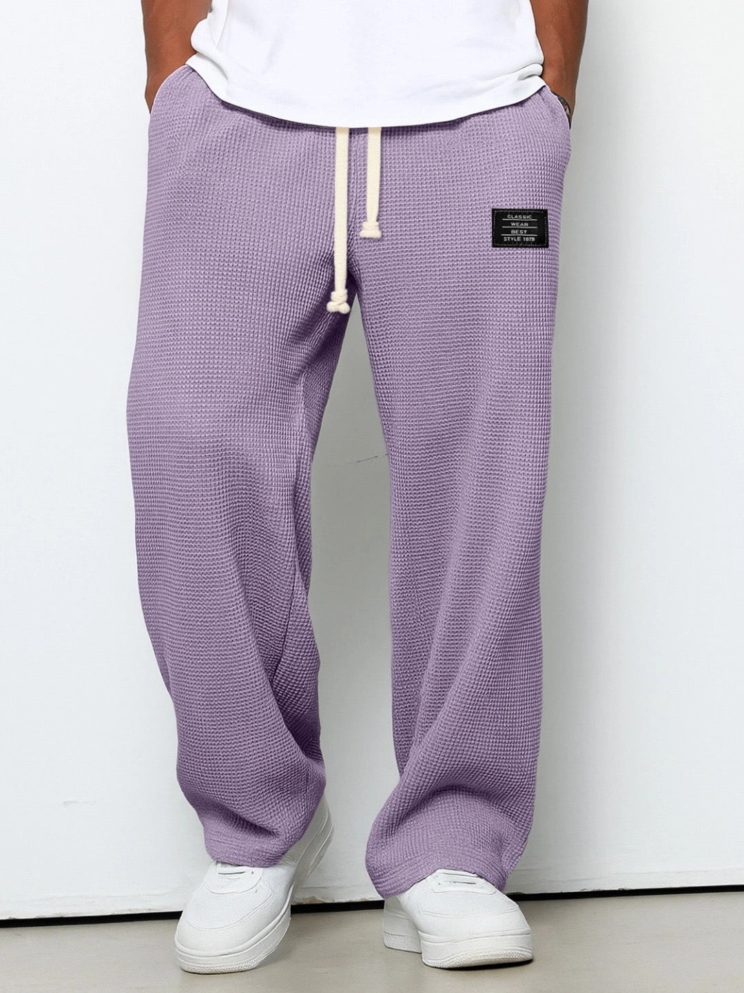 Arjun | Drawstring Wide Leg Lounge Pants