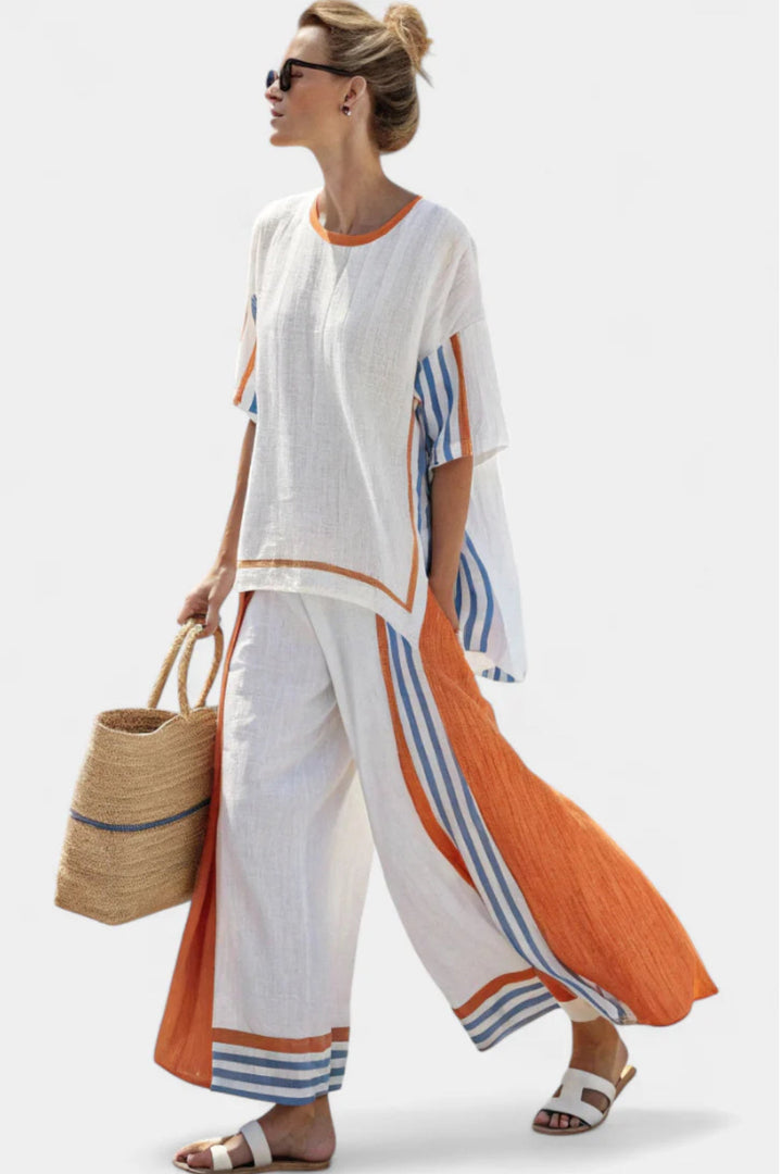 Shannon | Striped Two-Piece Set