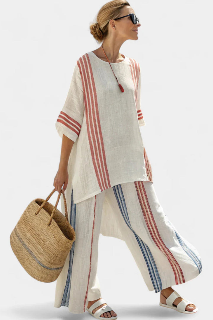 Shannon | Striped Two-Piece Set