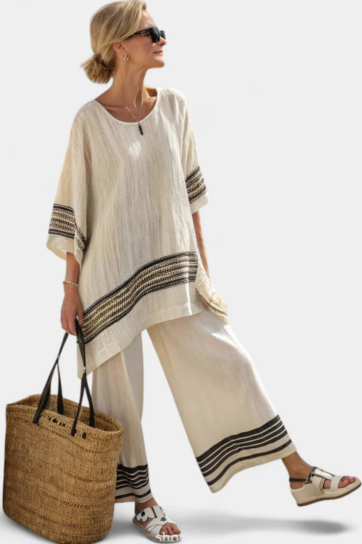 Shannon | Striped Two-Piece Set