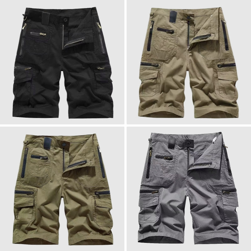 Dean | Multi Zip Pocket Cargo Shorts
