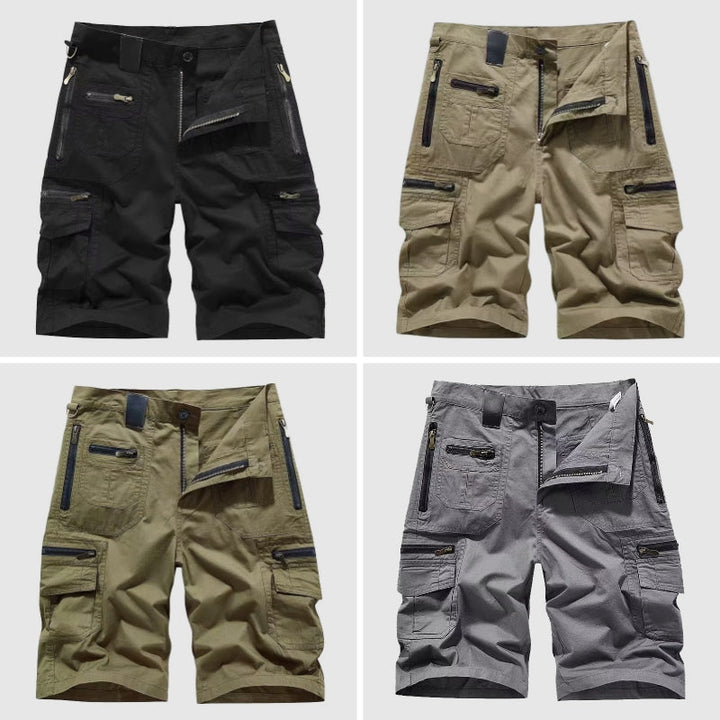 Dean | Multi Zip Pocket Cargo Shorts