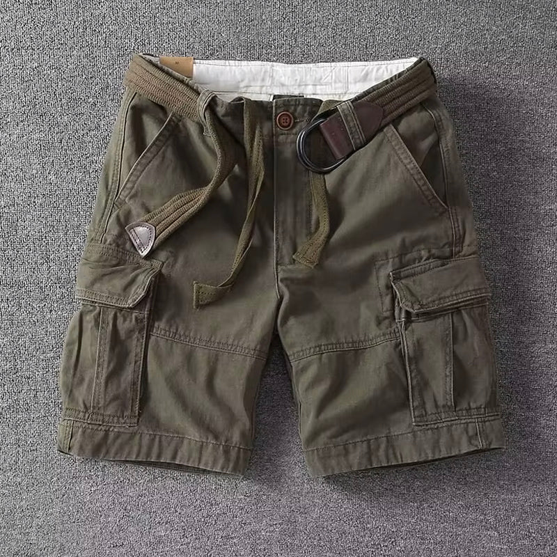 Nash | Belted Multi Pocket Cargo Shorts