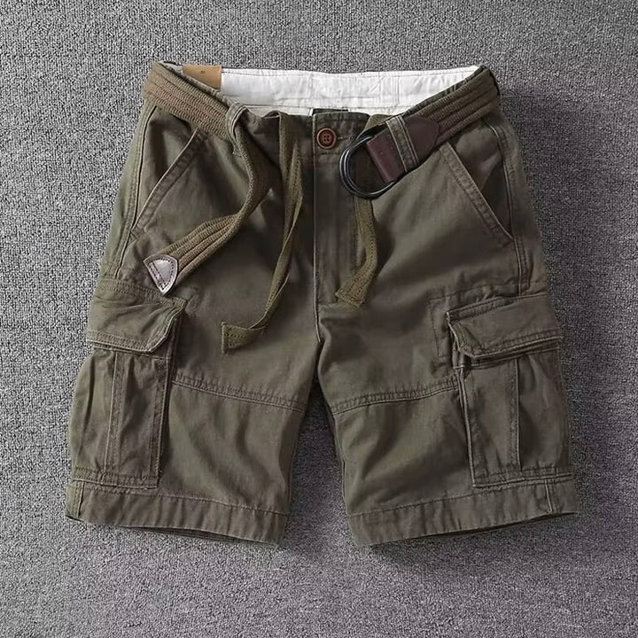 Nash | Belted Multi Pocket Cargo Shorts