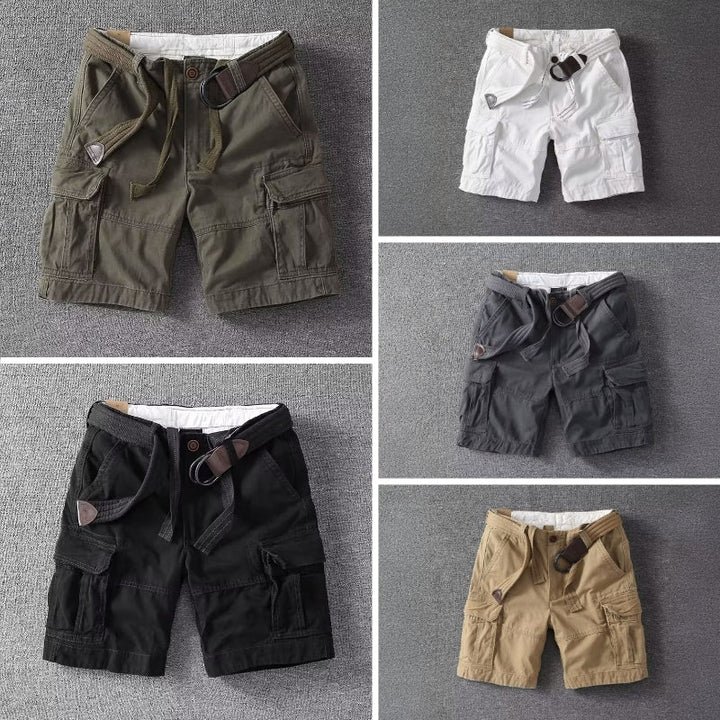 Nash | Belted Multi Pocket Cargo Shorts