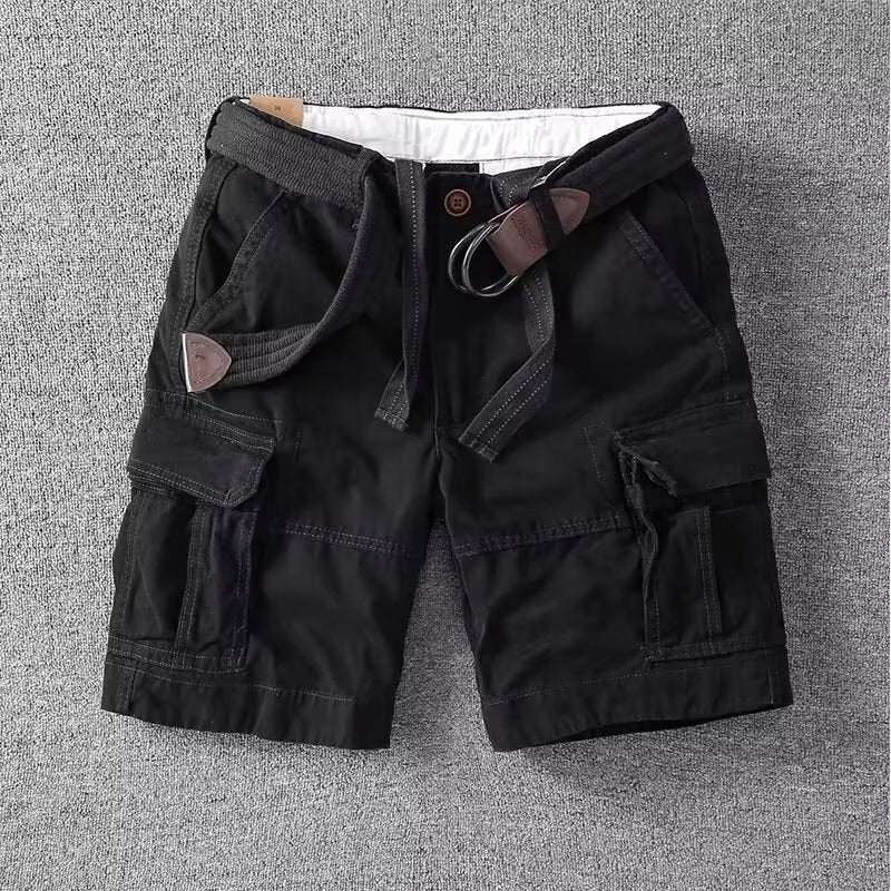 Nash | Belted Multi Pocket Cargo Shorts
