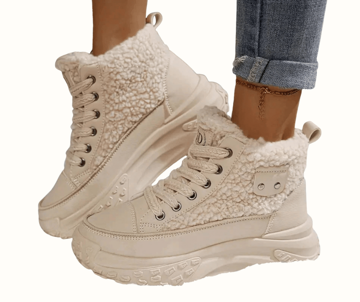 Allyson | High Top Lace-Up Platform Boots