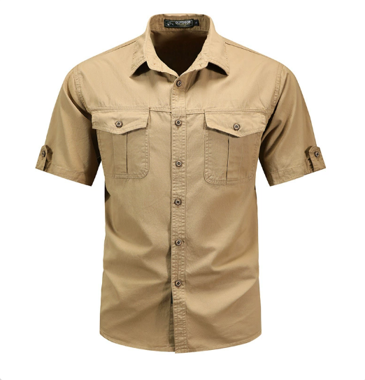 Desmond | Utility Pocket Spring Shirt