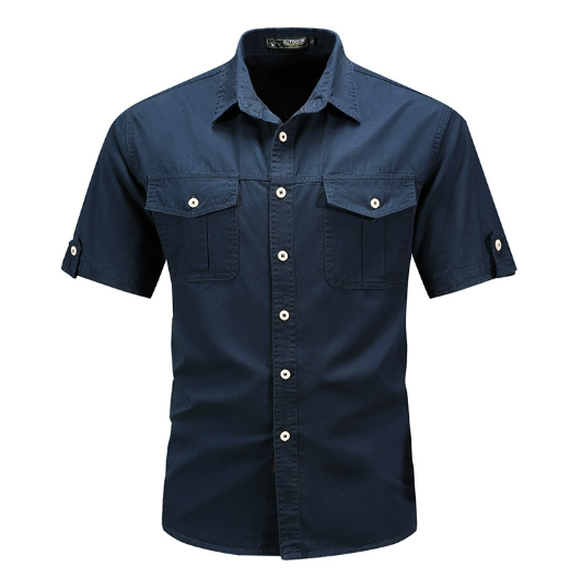 Desmond | Utility Pocket Spring Shirt