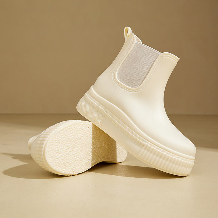 Mya | Platform Chelsea Boots with Elastic Side