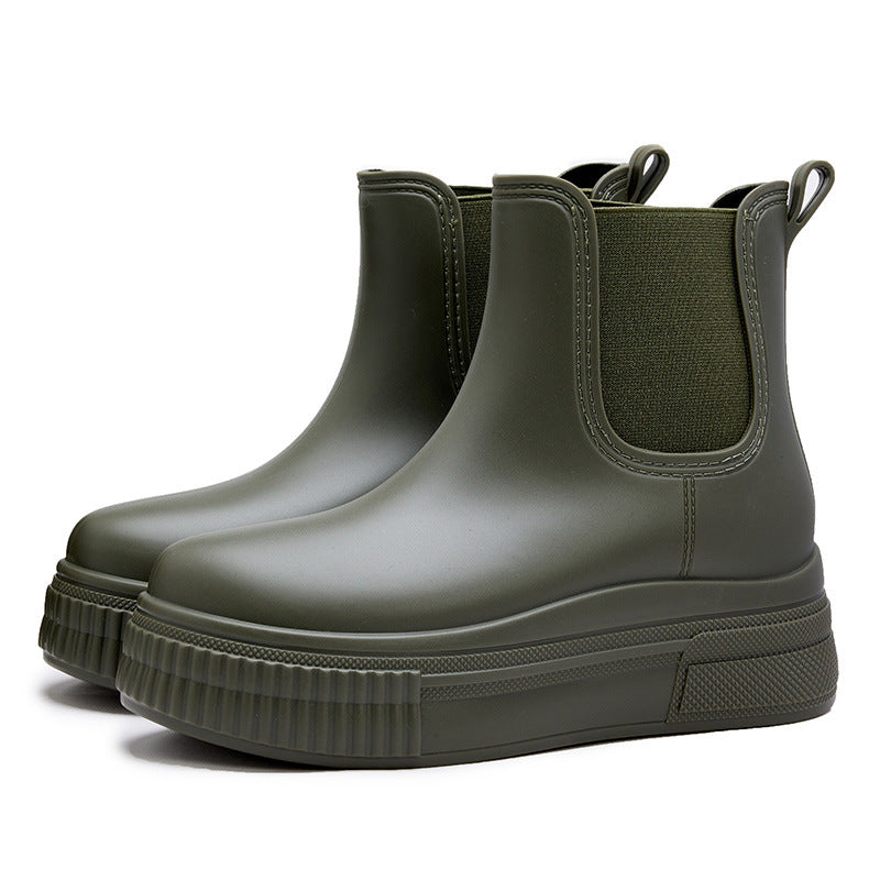 Mya | Platform Chelsea Boots with Elastic Side