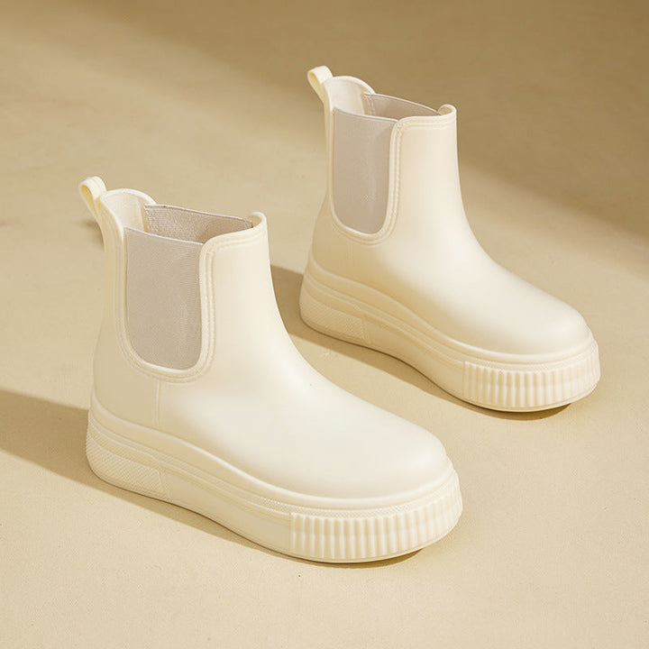 Mya | Platform Chelsea Boots with Elastic Side