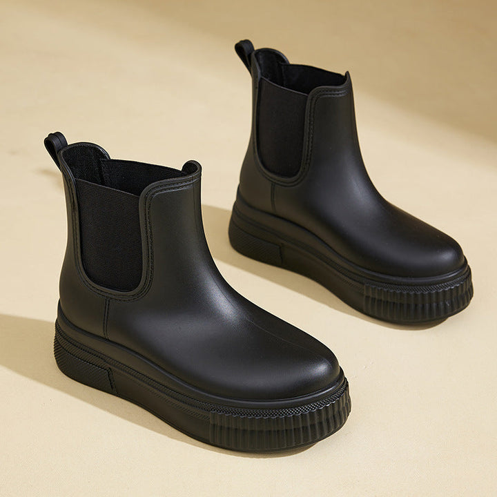 Mya | Platform Chelsea Boots with Elastic Side
