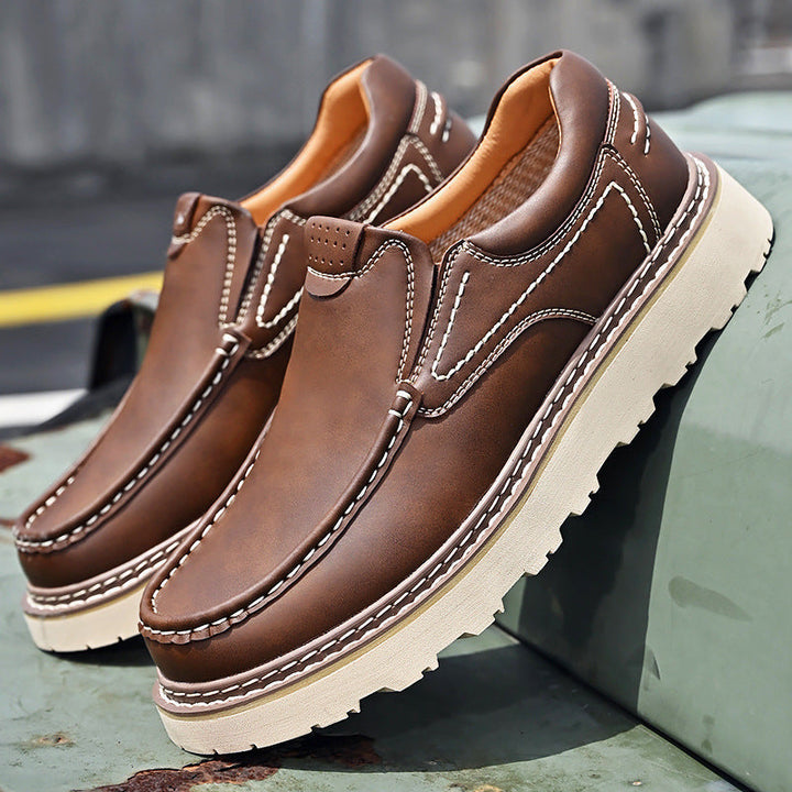 Angus | Slip-On Loafers Thick Sole
