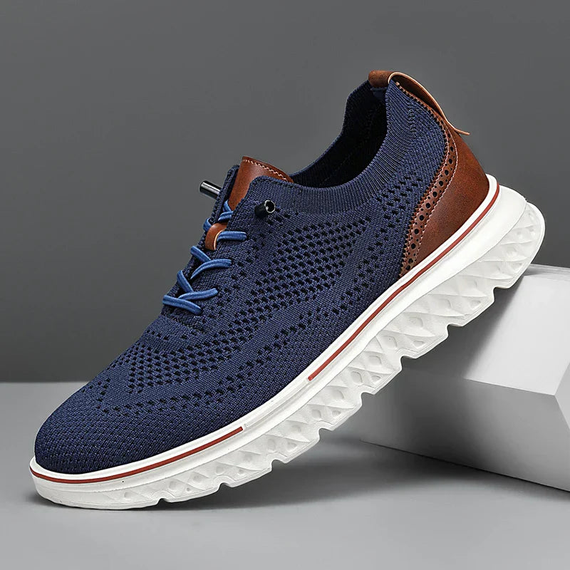 Bryce | Lace-Up Knit Sneakers