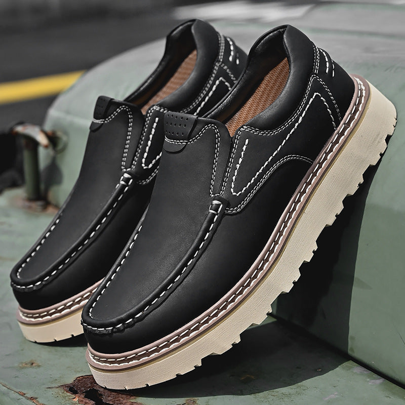 Angus | Slip-On Loafers Thick Sole