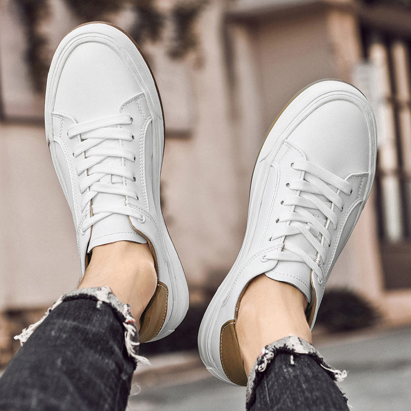 Douglas | Structured Panel Lace-Up Sneakers