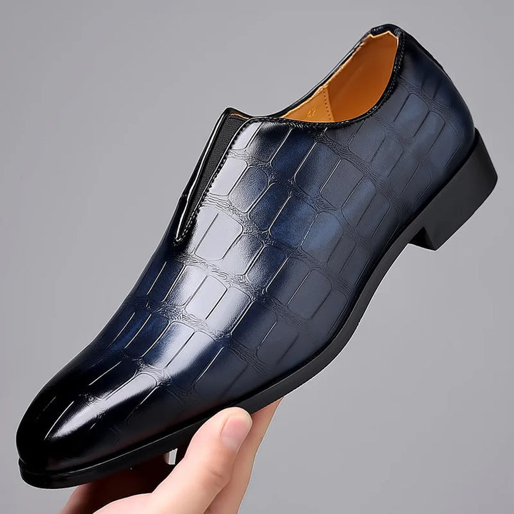 Abel | Textured Slip-On Dress Shoes