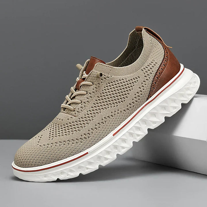 Bryce | Lace-Up Knit Sneakers