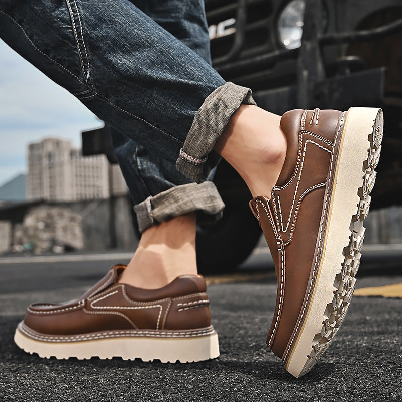 Angus | Slip-On Loafers Thick Sole