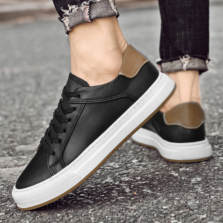 Douglas | Structured Panel Lace-Up Sneakers