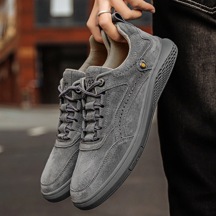 Declan | Paneled Lace-Up Sneakers