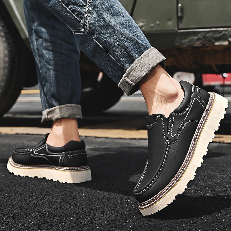 Angus | Slip-On Loafers Thick Sole