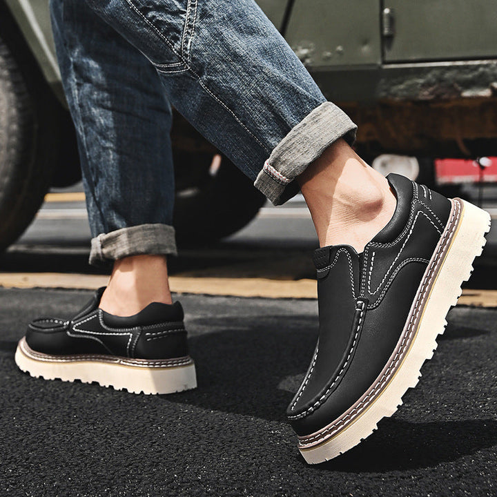 Angus | Slip-On Loafers Thick Sole
