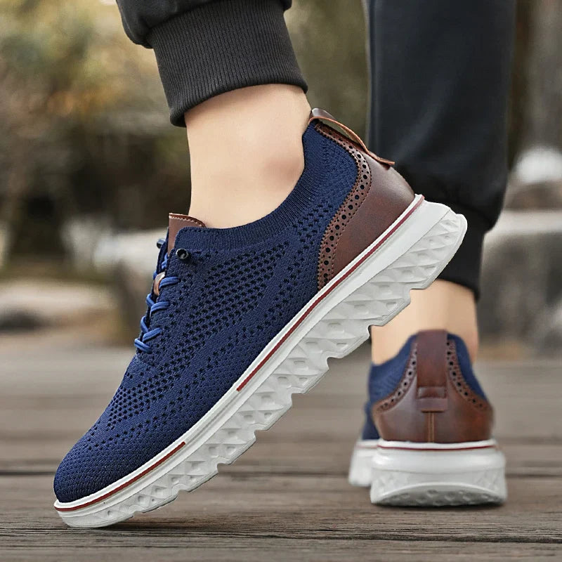Bryce | Lace-Up Knit Sneakers
