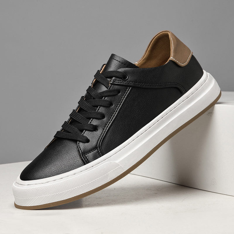 Douglas | Structured Panel Lace-Up Sneakers
