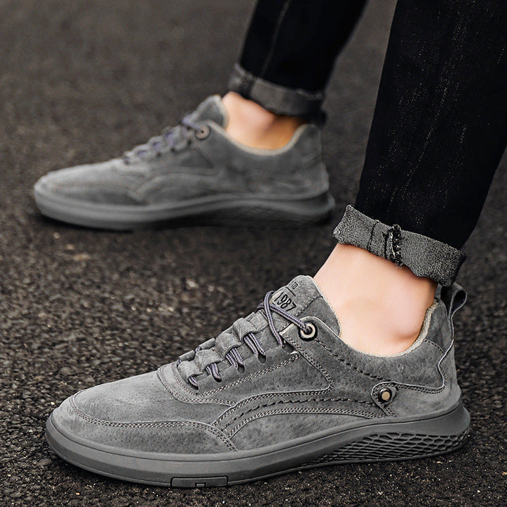 Declan | Paneled Lace-Up Sneakers