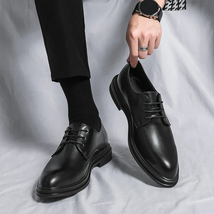 Vincent | Glossy Formal Derby Shoes