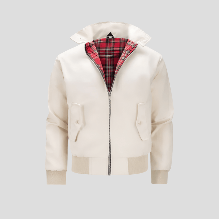 Owen | Classic Checked-Lining Bomber Jacket