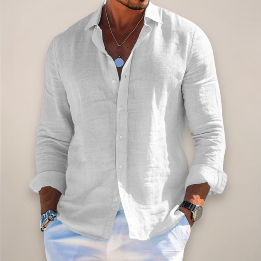 Miles | Long Sleeve Button-Up Casual Shirt