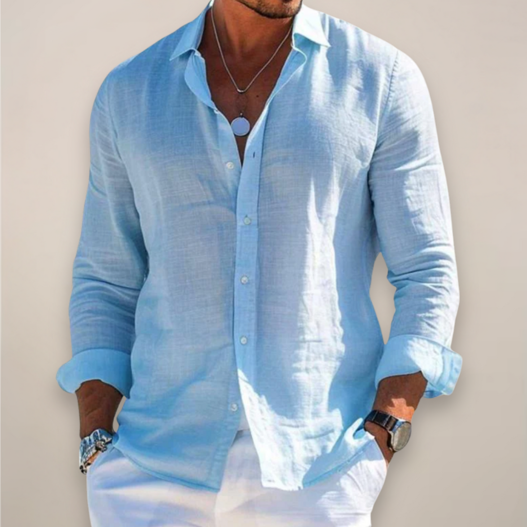 Miles | Long Sleeve Button-Up Casual Shirt