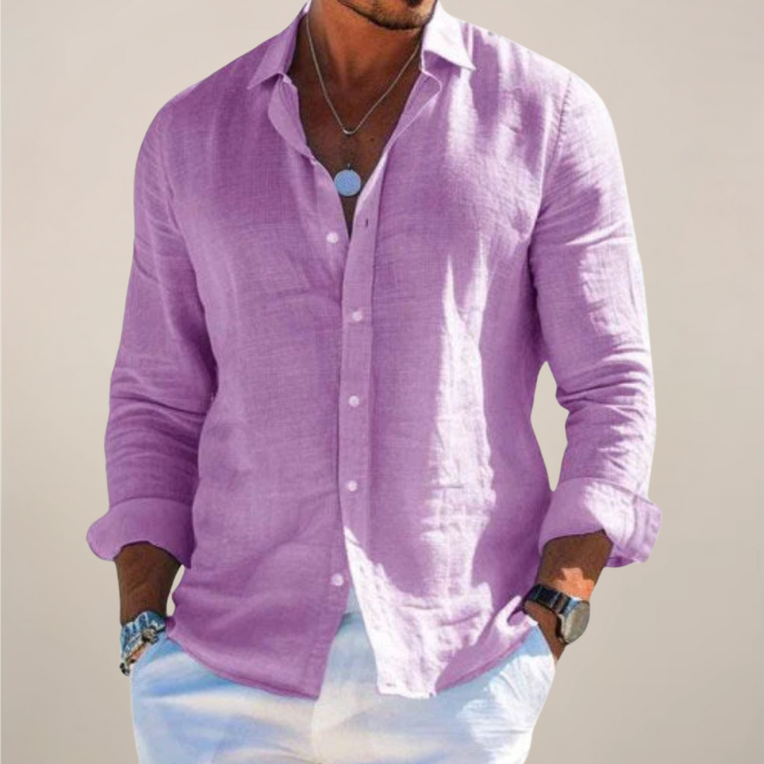 Miles | Long Sleeve Button-Up Casual Shirt