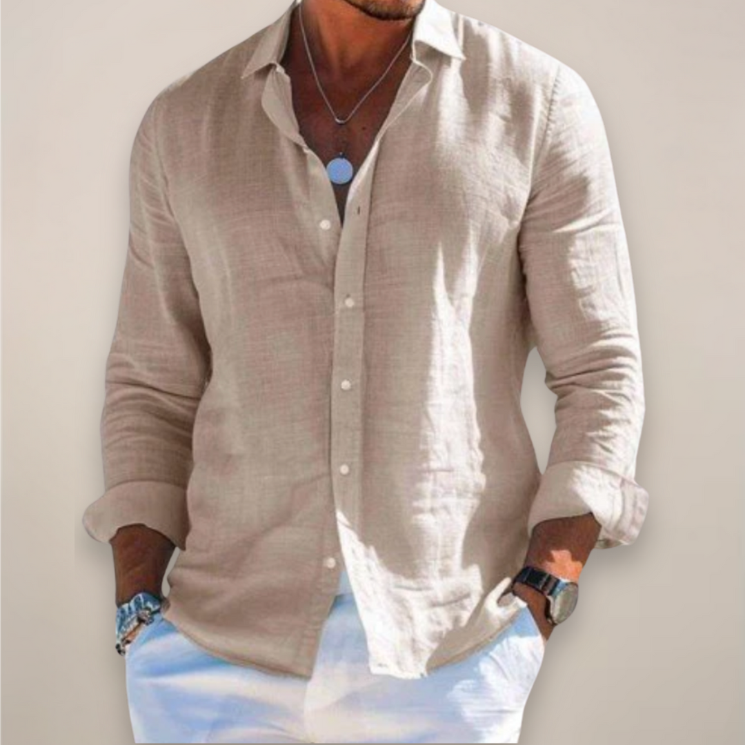 Miles | Long Sleeve Button-Up Casual Shirt