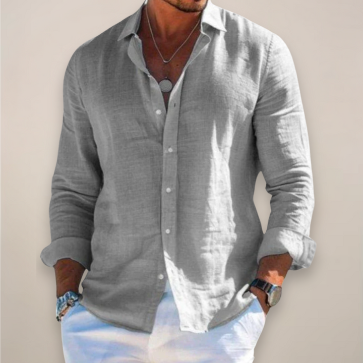 Miles | Long Sleeve Button-Up Casual Shirt