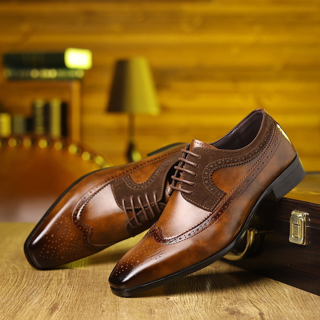 Dave | Wingtip Brogue Dress Shoes