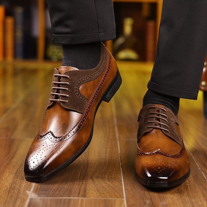 Dave | Wingtip Brogue Dress Shoes
