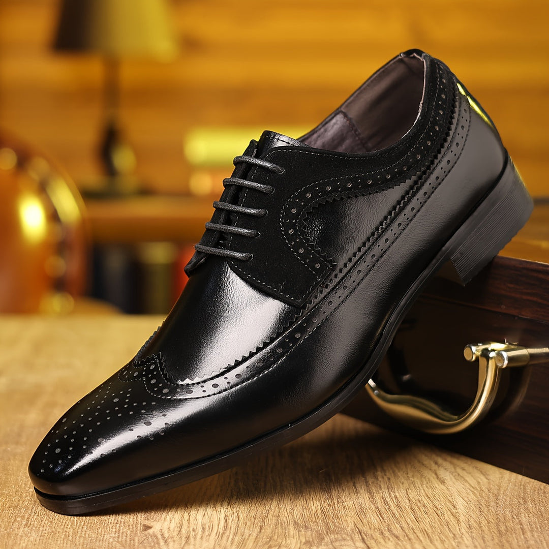 Dave | Wingtip Brogue Dress Shoes