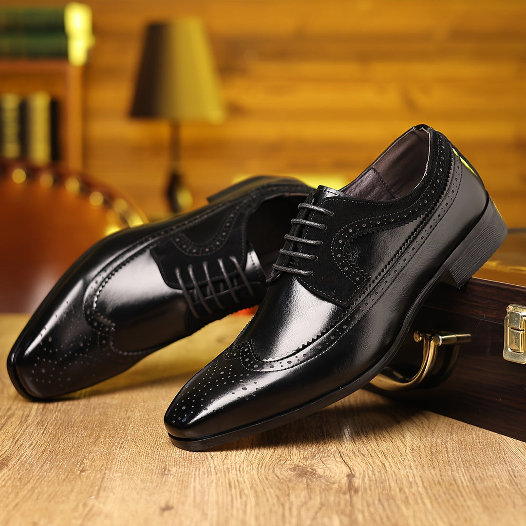 Dave | Wingtip Brogue Dress Shoes