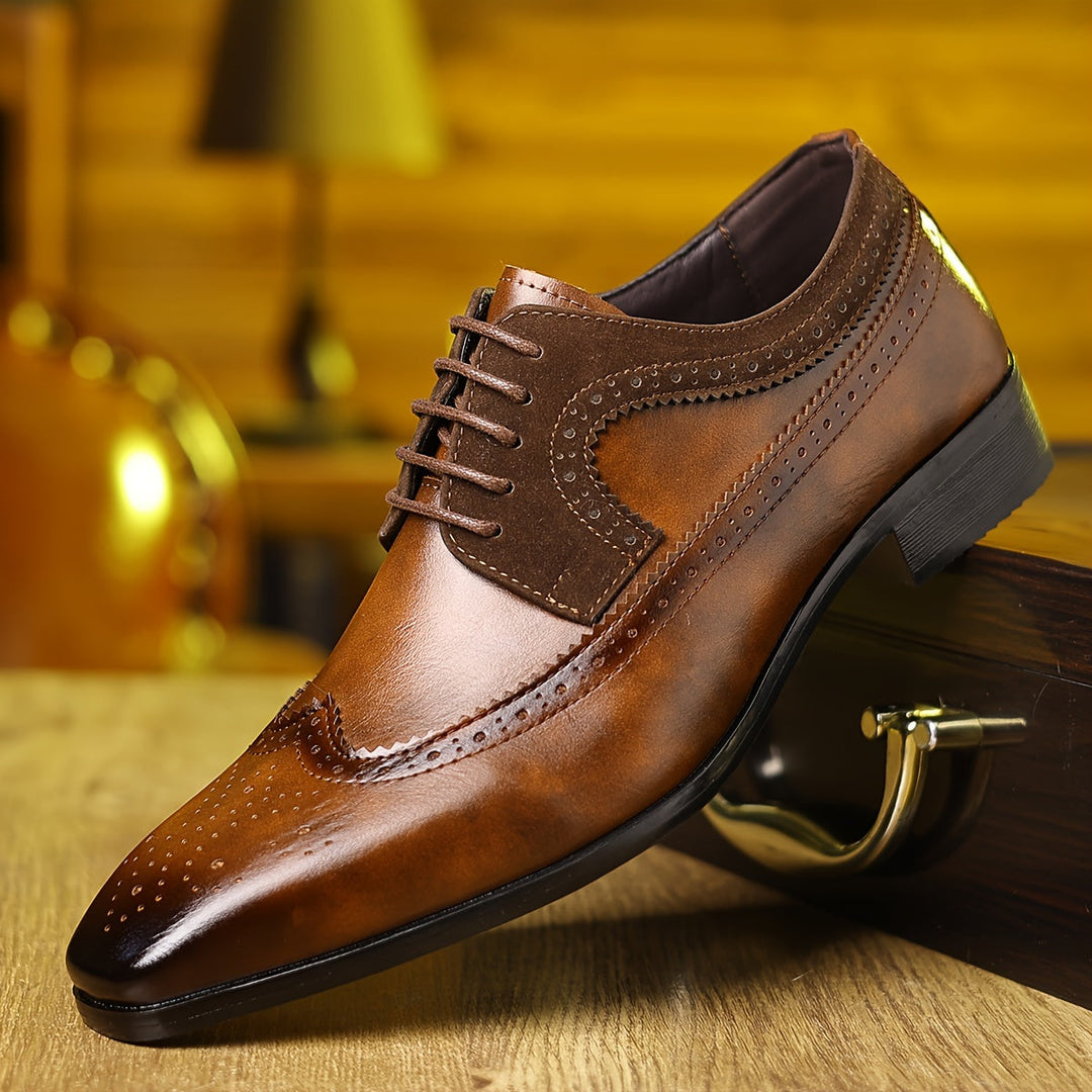 Dave | Wingtip Brogue Dress Shoes