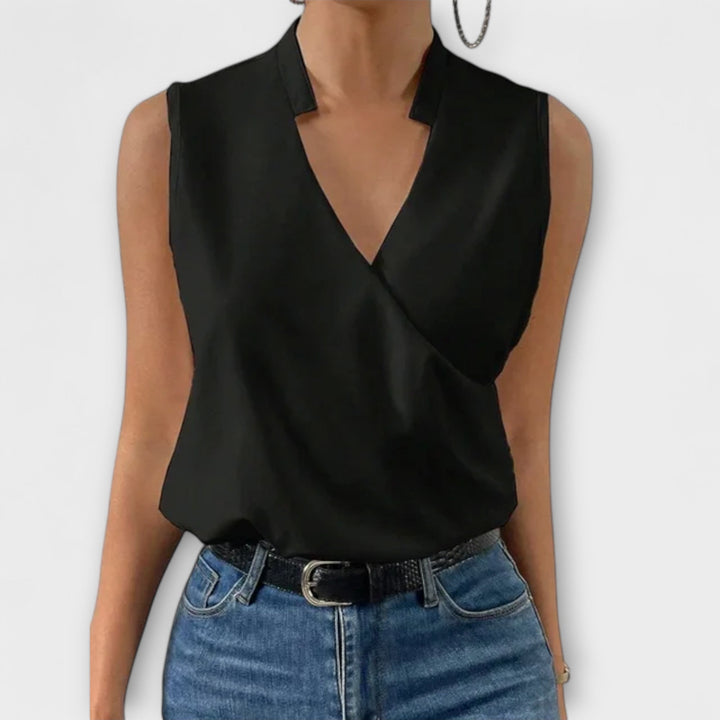 Reyna | Sleeveless V-Neck Blouse for Women