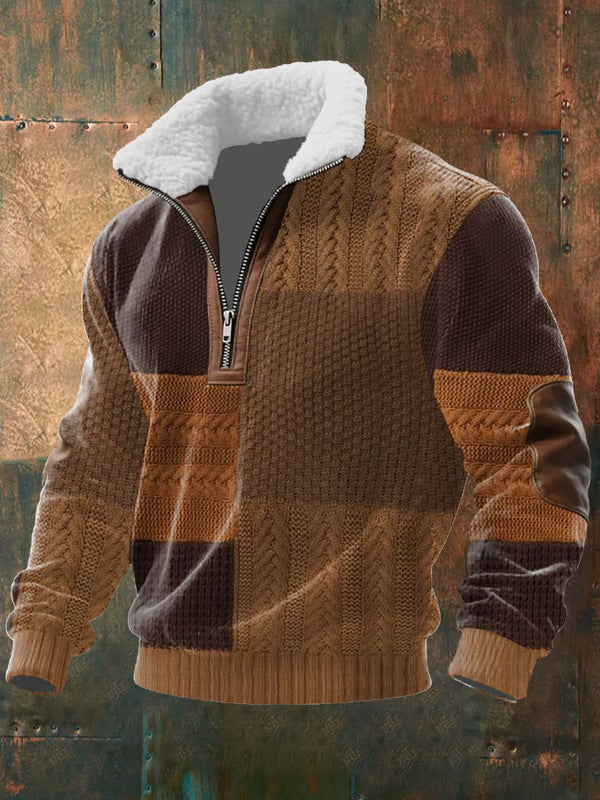 Dante | High Collar Zip Sweater