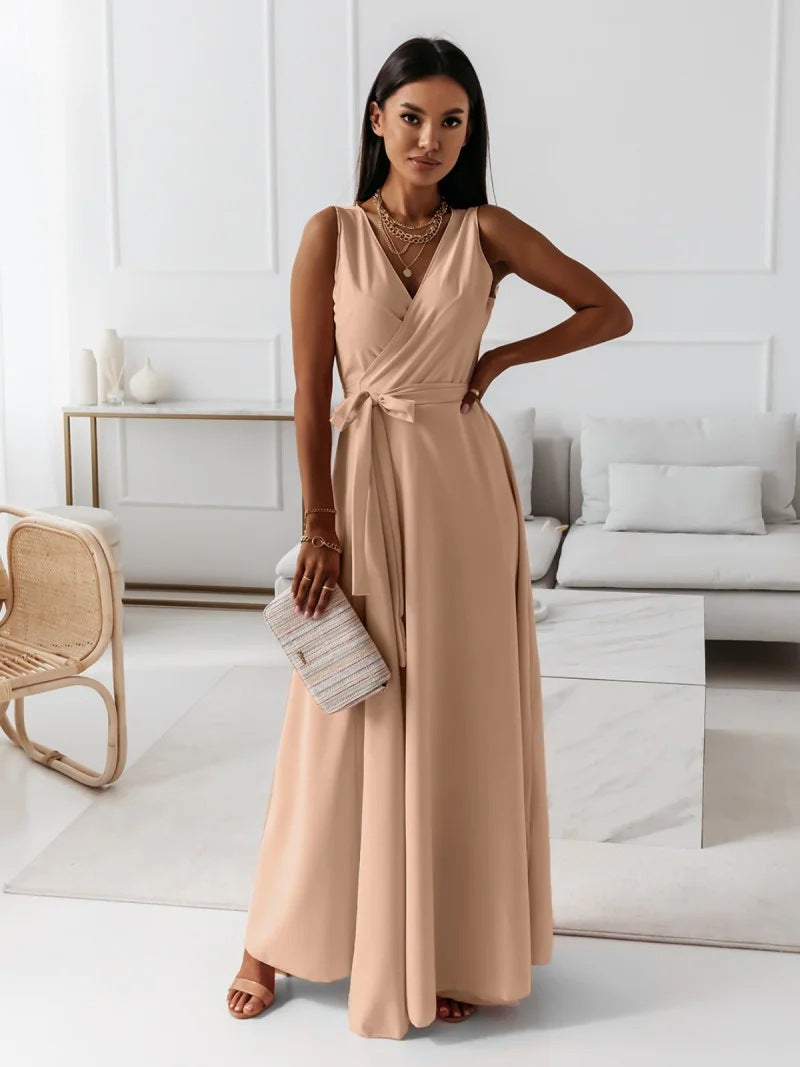 Maxine | Wrap Maxi Evening Dress