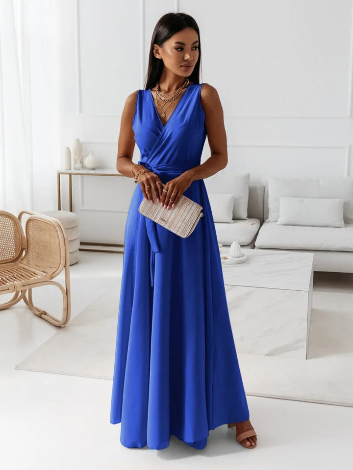 Maxine | Wrap Maxi Evening Dress